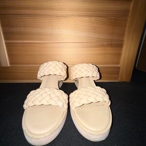 Lola Cruz Braided Wedge Sandals